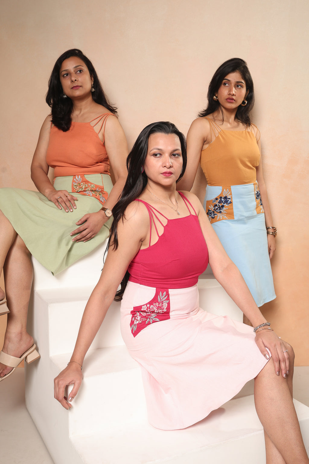Meher - Pocket Style Multi Stap Dress