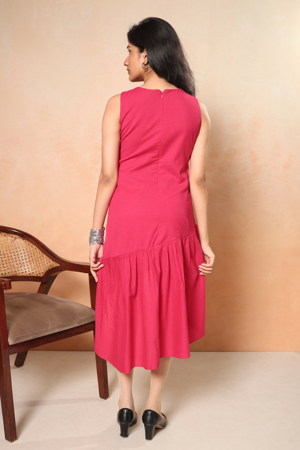 Raga - Sleeveless Dipped Hem Dress